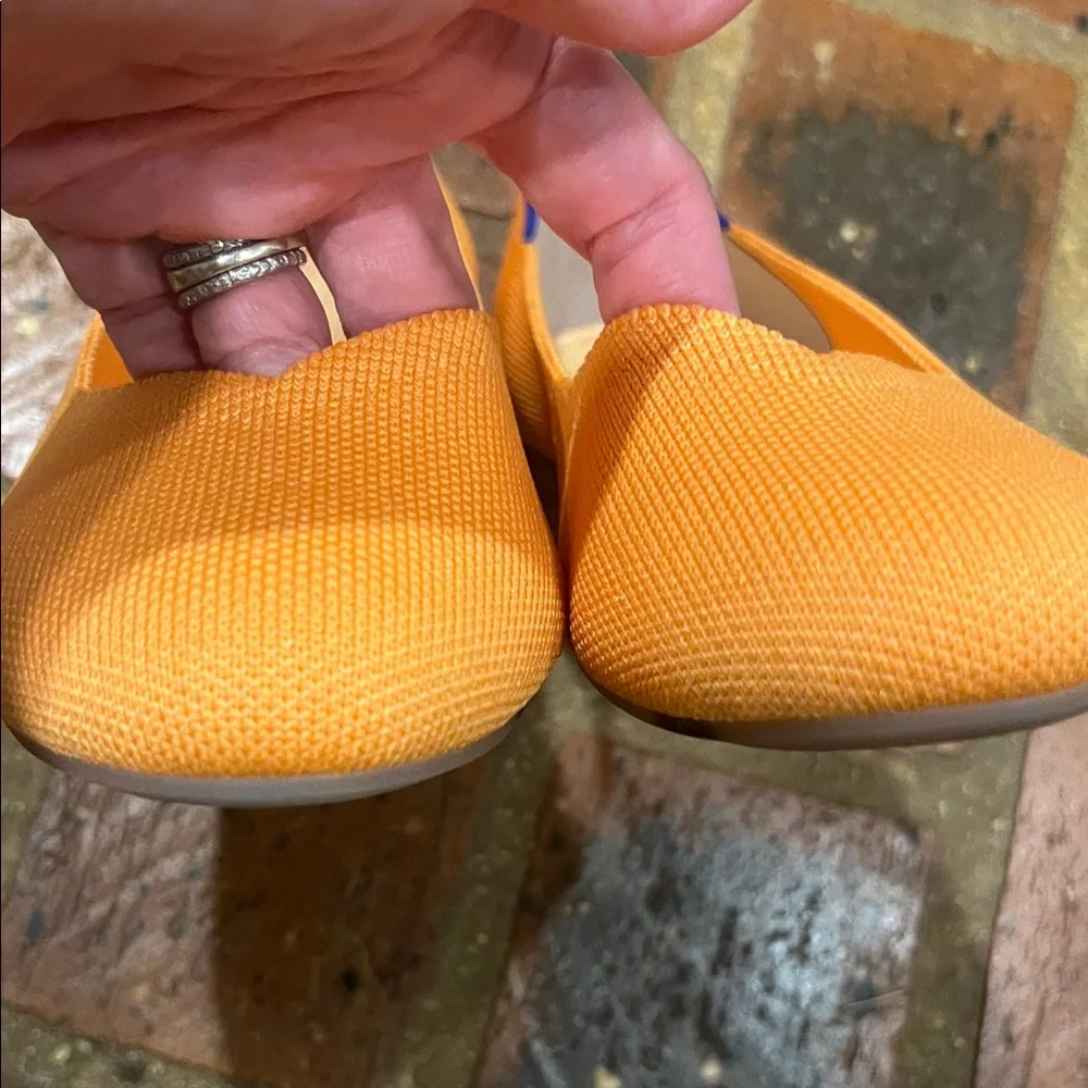 Rothy's Women's Orange rounded toe Flats - Picture 5 of 11